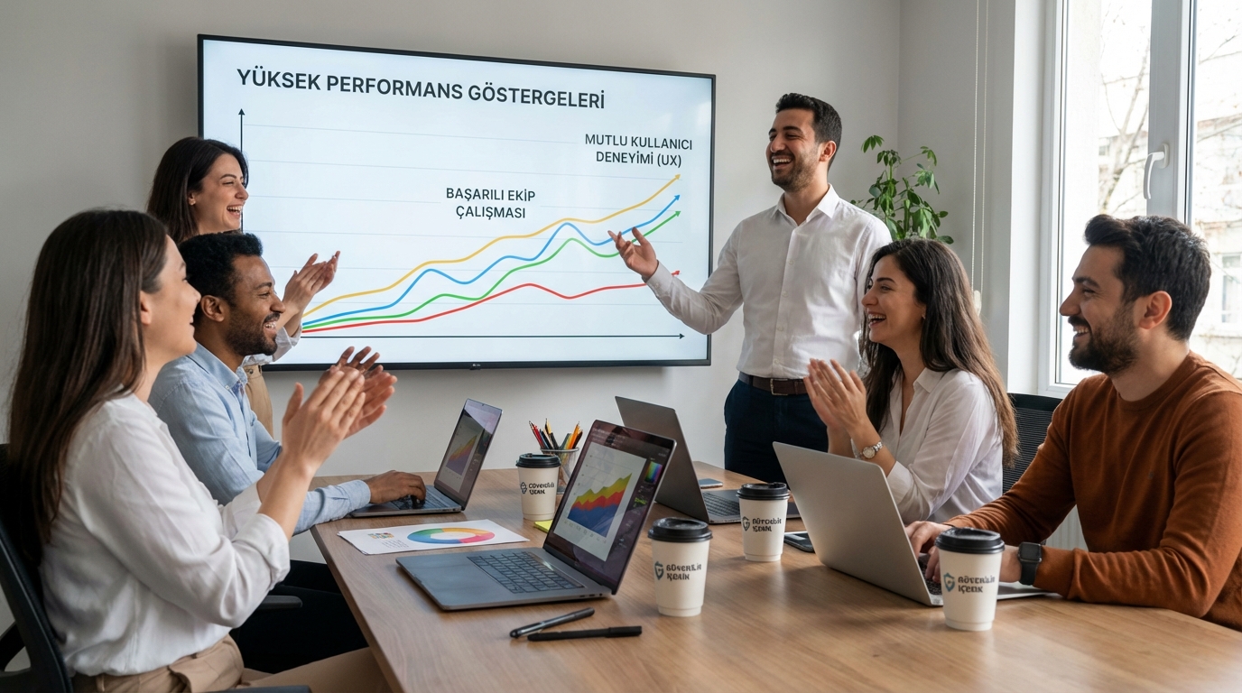 Mobil uygulama portföy incelemesi yapan ekip