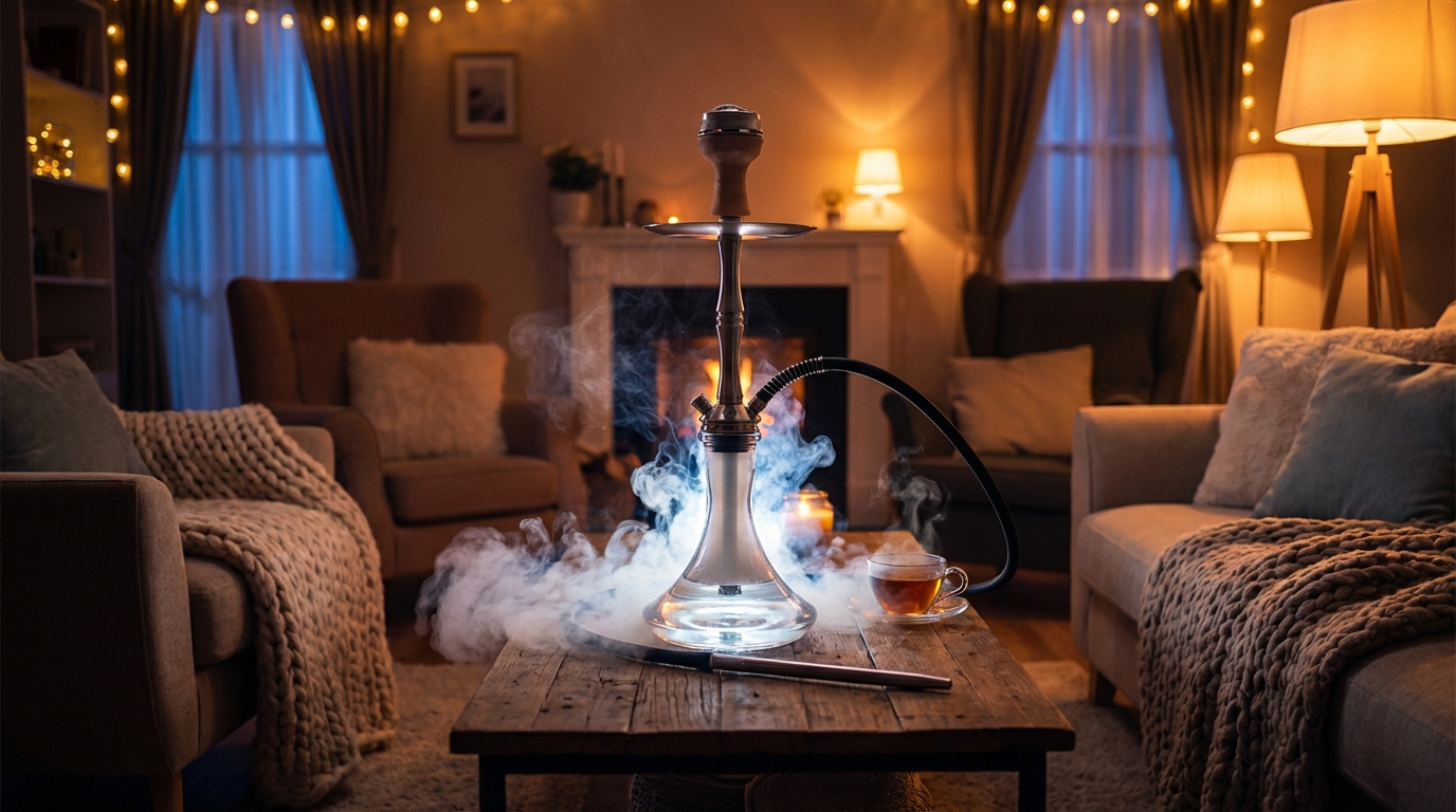 Nargile lülesine tütün doldurma ve folyo sarma işlemi