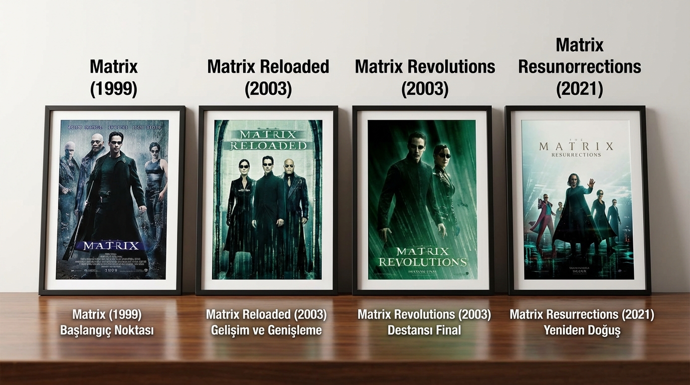 Matrix, film serisinden Neo karakterinin seçimi